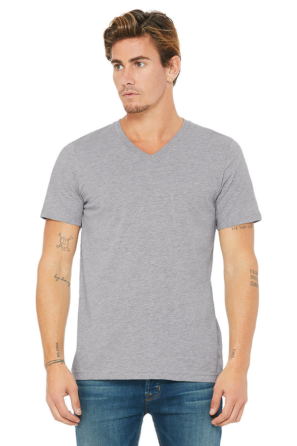 3005 Unisex Jersey Short Sleeve V-Neck Tee – Aviva Wholesale