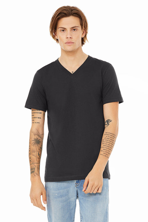 3005 Unisex Jersey Short Sleeve V-Neck Tee – Aviva Wholesale