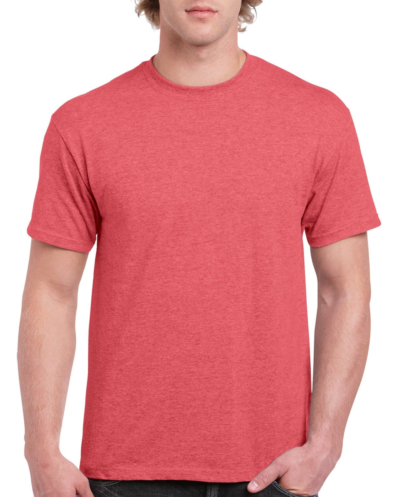 Heather store red shirt