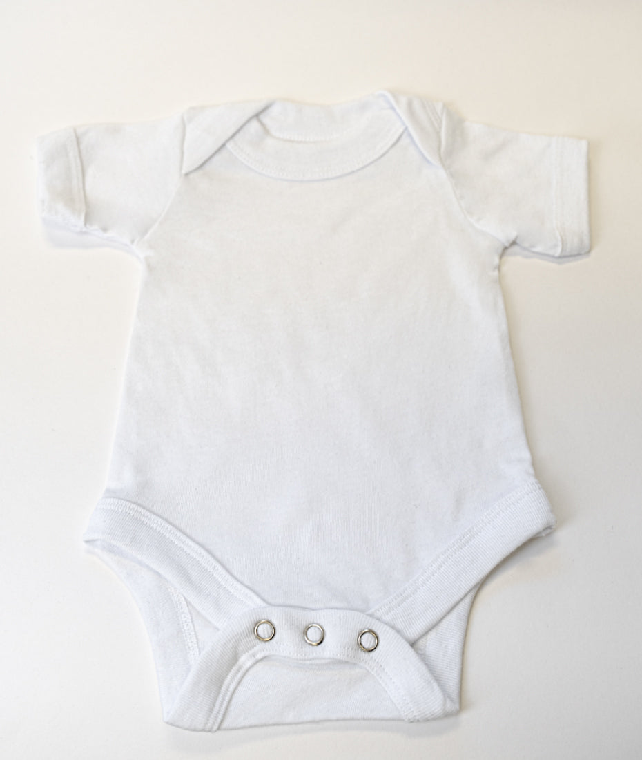 Blank sales white onesie