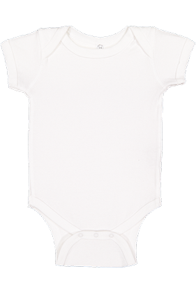 Rabbit Skins, Infant Baseball Fine Jersey Bodysuit Printing: From $8.54